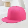 Sombrero Hip-Hop de Nuevo Estilo de Color Sólido Bloqueado con Logo Personalizado, Sombrero Versátil de Ala Plana de Moda Unisex, Sombrero de Baile Callejero de Moda