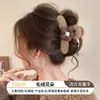 Nuevo clip de tiburón 2026 para otoño e invierno, pinza para el cabello de gran tamaño de alta gama para mujeres con cabello abundante, con diseño de lazo
