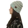 AliExpress Nuevo Sombrero de Lana Europeo y Americano Explosiones de Amazon Patrón de Espiga Cinta en la Parte Posterior cc Sombrero de Punto