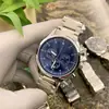 Comércio Exterior Aliexpress Novo Relógio de Quartzo Masculino Marca Bos Seis Ponteiros Calendário Luminoso Pulseira de Aço Relógio Fabricante Atacado
