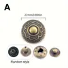 Artículos de Cuero, Bolsos, Ropa de Tela, Adecuado para Modelo 633 de Cuatro Botones Botones de Presión Hechos a Mano DIY, Botones Ocultos, Botones de Presión, Botones Retro