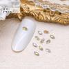 Mini tamanho pequeno olho de cavalo atacado celebridade da internet manicure mini cor mágica sementes de gergelim fundo pontiagudo Diamante formato especial decoração de unha