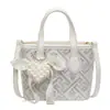 Moda Nuevo Estilo Chino Bordado Bolso de Cubo de Mano para Mujer Verano 2025 Nuevo Bolso de Hombro Versátil Color-Block Bolso Cruzado de Moda