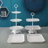 Suporte de exibição de sobremesas, bandeja e peças decorativas para exibir doces, frutas e salgadinhos; decorações de casamento; exposição da sala de estar; bandeja de frutas personalizada