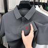 Polo de Piqué de Algodón de Manga Corta para Hombre Popular para Exportación Transfronteriza Verano Casual para Hombre con Solapa Bordada Camiseta Holgada