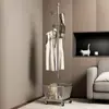 Perchero de Piso para Dormitorio Pequeño Desmontable Perchero para Ropa del Hogar Perchero de Cama