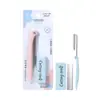 Portacuchillas Lamela Plegable Set de Recortador de Cejas Cuchillas Afiladas de Acero Inoxidable Viene con 5 Cuchillas de Repuesto A0883