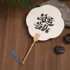 Kit de Pintura DIY con Texto, Adecuado para Puestos Callejeros y Mercados Nocturnos, Incluye Materiales para Abanico Redondo de Pintura a Tinta sobre Papel de Arroz, Hecho a Mano al por Mayor