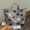 2026 Nuevo Sitio Independiente Transfronterizo Temu Bolso de Mano Impermeable PVC+Lona Portátil de Viaje Bolso de Hombro Bolso Tote