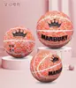 Bola de basquete infantil transfronteiriça tamanho 3-4, tamanho 5 para jardim de infância, bola de borracha resistente ao desgaste, personalizada para treinamento de alunos do ensino fundamental e médio