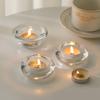 Candelabro de cristal estilo francés, adorno vintage, decoración romántica para cenas a la luz de las velas, taza para velas, paquete suave, foto