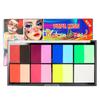Cor de rosto dupla cor 8 cores solúvel em água pintura corporal infantil rosto criativo pigmento de pintura de palco lavável transfronteiriço