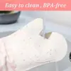 Luvas Térmicas de Silicone com Grade Espessa para Travessas, Resistentes a Altas Temperaturas, Antiderrapantes, Impermeáveis, para Forno e Micro-ondas Doméstico