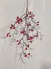 Flor Artificial Acebo Bayas Rojas Linterna de Año Nuevo Decoración Navideña Accesorios para Fotos Fruta del Dinero Fabricante de Plantas Artificiales Mayoreo