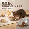 Cuenco de cerámica pintado a mano para mascotas con diseño de salpicaduras de tinta, disponible en tres colores, esmalte resistente a altas temperaturas, fácil de limpiar, antideslizante, apto tanto para gatos como para perros