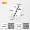 Bisagra para Puerta de Gabinete Acero Inoxidable 304 Apertura Plana Bisagra de Hoja Suelta Herrajes Bisagra Mini Pequeña Bisagra para Puerta y Ventana Bisagra Plegable