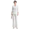 Traje de moda para mujer de doble botonadura 2026 otoño e invierno atuendo profesional manga larga OL elegante traje formal