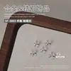 Joias para Nail Art Zircônia Laço Sino Pérola Liga Laço de Gravata Laço de Fita Zircônia Decoração de Unha 1 Peça