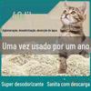Areia de Gato de Tofu Pacote de 5kg Desodorizante Baixa Poeira Saco Grande de 20kg Areia de Tofu Casa de Gato Suprimentos para Gatos Frete Grátis