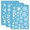 Amazon Adhesivos Creativos Exquisitos de Copos de Nieve Navideños Adhesivos Electrostáticos Adhesivos Decorativos de Copos de Nieve para Ventanas de Cristal Adhesivos Navideños