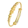 Suministro transfronterizo de comercio electrónico, accesorios de boda nupciales, moda, temperamento, cobre, chapado en oro, plata, brazalete valiente.