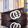 Cinturón de Cuero para Hombre de Moda Celebridad de Internet Tiktok Cinturón de Piel de Vaca Casual para Hombre Transfronterizo Cinturón Negro para Pantalones Hombres Cuadros