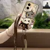 Adecuado para Funda de Teléfono Móvil Huawei Diagonal Moderna de Silicona Creativa con Correa de Muñeca Refrigerante Cubierta Suave de Borde Completo Nueva Bolso de Hombro Versión Q