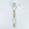 Espátula de Silicone com Cabo de Madeira Utensílios de Cozinha Conjunto de 7 Peças Estilo Escandinavo Ferramentas de Cozinha Espátula Antiaderente Fábrica Estoque Pronto