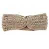 Diadema Deportiva de Lana Tejida Nieve Europea y Americana Protector de Orejas Diadema Estrecha Hecha a Mano Cálida Accesorios para el Cabello