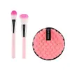 Nuevo Kit Combinado de Brochas de Maquillaje Herramientas de Belleza para Maquillaje Brocha para Base Esponja Pulgar Limpiador de Maquillaje Esponja de Doble Cara Traje Conveniente