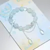 Explosões Super Fada Mori Cristal Lua Pulseira Feminina Design de Nicho Estudante Joker Cor Doce Pulseira de Namorada