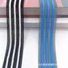 Nuevo Popular 2.5cm Raya de Color Encaje de Punto de un Lado Doble Color Pantalones Zapatos y Sombreros Poliéster Gancho Cinta Ropa Cinta