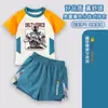 Traje de Banho Delta Game Action 2026 para Meninos, Shorts de Manga Curta com Contraste de Cores, Roupa de Banho Esportiva de Secagem Rápida para Meninos