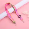 Cuerda para Colgar Tarjeta de Identificación Linda de Dibujos Animados Cadena para Colgar Colgante de Funda de Teléfono Móvil Correa Tejida Plana Ancha Cadena para Colgar Decoración Llavero Funda para Tarjeta de Pecho