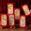Envelope Vermelho de Ano Novo Estilo Chinês 2026 Novo Estilo Novo Ano Personalizado Criativo Universal Envelope Vermelho Ano do Cavalo Estampagem a Quente Bolsa da Sorte de Alta Qualidade