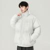 Chaqueta corta gruesa de invierno 2024 para hombres y mujeres, nueva moda del mismo estilo, informal para hombres mayores