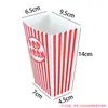 Caixa de Lanche Descartável para Cinema Frango Pipoca Embalagem Caixa Vermelha Vertical Pipoca Pipoca Caixa