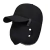 Gorra de Invierno Cálida tipo Lei Feng para Hombre, Gorra sin Visera Cortavientos para Personas de Mediana Edad y Mayores, Gorra de Algodón con Forro de Felpa para Protección de Orejas, Ajustable