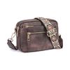 Bolso bandolera multifuncional con cremallera, combinación de colores europea y americana de moda transfronteriza, bolso cuadrado, bolso de hombro de PU, cartera, correa de hombro ajustable