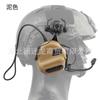 Auriculares tácticos con reducción de ruido IPSC de quinta generación para fanáticos de los auriculares de comunicación montados en la cabeza a color.