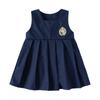 Vestidos de Primavera y Otoño para Niñas Pequeñas 2026 Nuevo Elegante de Moda Vestido de Princesa para Bebé Conjunto Estilo Academia Infantil