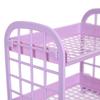 Prateleira de armazenamento de camada dupla para banheiro Prateleira de armazenamento de cosméticos para banheiro Prateleira de armazenamento de plástico para mesa Prateleira de acabamento de bancada de cozinha