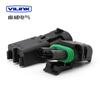 Conector de arnés de cableado para coche de DJ conector serie 2.5 conector macho y hembra conector impermeable 1/2/3/4/6p
