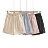 2023 Verano Nuevo Europeo y Americano Spice Girls Deportes Bordado Shorts Sueltos Rectos Pierna Ancha Pantalones Delgados Cintura Alta