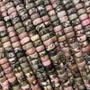 Cuentas Sueltas de Piedra Natural 4*7 Cuentas Espaciadoras en Forma de Píldora Cuentas para Pulsera DIY Venta al por Mayor Piedras Preciosas Múltiples Raíz de Bodhi Cuentas de Ábaco de Corte Recto