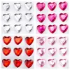 Pegatinas de Diamantes para Niños Dibujos Animados Princesa Femenina Corazón Estéreo 3D Pegatinas de Piedras de Cristal Preescolar Recompensa Pegatinas Pequeñas