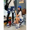 Pantalones cortos deportivos negros de Kapok modernos para hombre, pantalones cortos transpirables de verano estilo americano resistentes para gimnasio y baloncesto, de longitud de cuarto.
