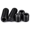 Juego de Extremo Cóncavo de Acero Inoxidable 304 Tornillos de Cabeza Hueca Hexagonal Negros Tornillos de Máquina Tornillos de Cabeza Tornillos sin Cabeza M3M4M5M6M8