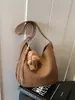 2025 Nueva Moda Otoño e Invierno Bolso de Hombro Bolso Cruzado Sencillo Bolso Cubo de Gran Capacidad Textura Granulada Bolso de Axila