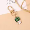 Lanyard Metálico para Teléfono Estilo Bosque con Goteo de Aceite Colgante de Flor en Maceta Colgante de Girasol Unidad Flash USB Auriculares Anti-Pérdida